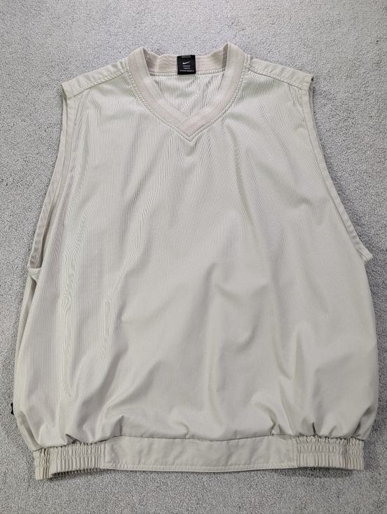 Nike Other - Nike Golf Men's Windbreaker Pullover Vest Beige Large | Gorpcore